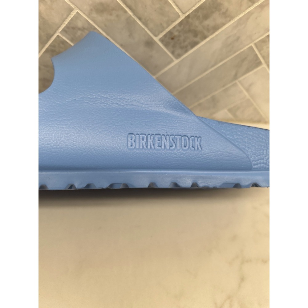 Birkenstock Arizona Essentials EVA Sandals Womens 10 41 Sky Blue Slip On Slides - Picture 12 of 12